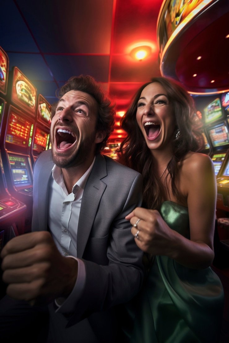 Galactic Gems slot game interface on mawartoto togel showing reel layout, bet controls, and cosmic theme